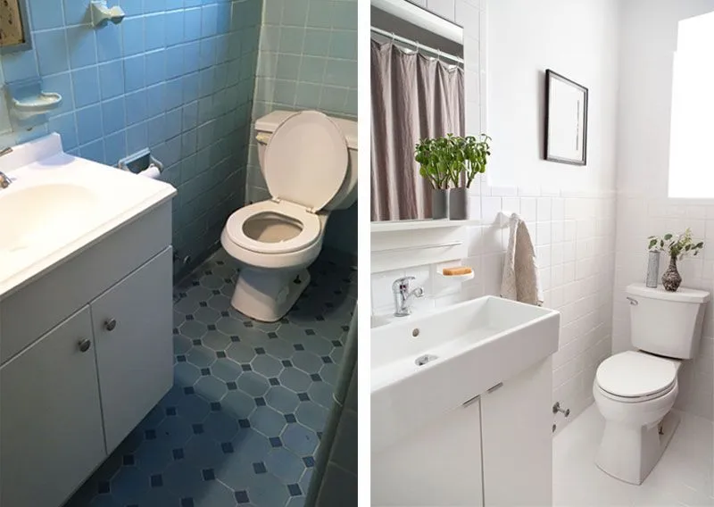 Bathroom tile reglazing and refinishing